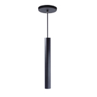 Kit 2 Pendente Luminária Tubo Preto 30 Cm + Lâmpada Led Branc