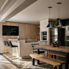 Kit 2 Pendente Lustre Luminária Berlin 23cm Preto