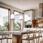 Kit 2 Pendente Lustre Luminária Open Em Alumínio Branco