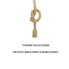 Kit 2 Pendente Lustre Luminária Vintage Corda Sisal 1m Retro