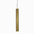 Kit 2 Pendente Tubo Palito 30cm - Ouro + Lampada Led 4w