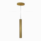 Kit 2 Pendente Tubo Palito Moderno 30cm - Ouro