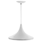 Kit 2 Pendentes Chapeu Aluminio Tom Dixon Branco Lindíssimo