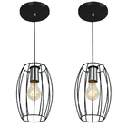 Kit 2 Pendentes Pequim Aramado Preto