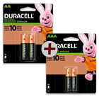 Kit 2 Pilhas Aa 2500mah + 2 Aaa 900mah Recarregável Duracell