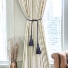 Kit 2 Pingentes para Cortina Preto 74cm Luba