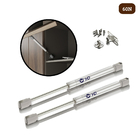 Kit 2 Pistão À Gás Com Amortecedor Para Armário Cozinha 60n