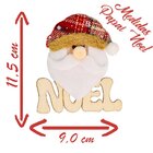 Kit 2 Placas De Natal Papai Noel E Boneco De Neve Natalino 11