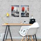 Kit 2 Placas Decorativas De Parede Paris 18x27cm