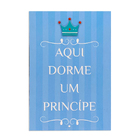 Kit 2 Placas Decorativas Em Mdf Aqui Dorme Um Principe E Oraç