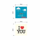 Kit 2 Placas Decorativas Em Pvc Expandido Está Chovendo Amor