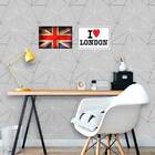 Kit 2 Placas Decorativas I Love London 18x27cm