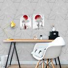 Kit 2 Placas Decorativas Japonesas 18x27cm