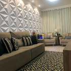 Kit 2 Placas Painel Decorativo Revestimento Plastico Tijolinh