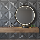 Kit 2 Placas Painel Decorativo Revestimento Plastico Tijolinh