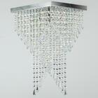 Kit 2 Plafon 7202 Cromado Brilhante 25x45cm