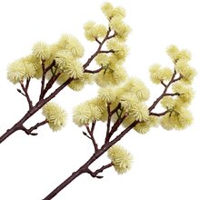 Kit 2 Plantas Artificiais Mamona Jardim Ornamental De 70cm