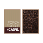 Kit 2 Plaquinhas Decorativa Adesivada Força, Foco E (ca) Fé