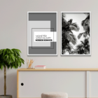 Kit 2 Plaquinhas Decorativa Adesivada Nada É Tão Nosso