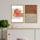 Kit 2 Plaquinhas Decorativa Adesivada Simples Detalhes