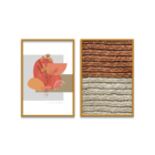 Kit 2 Plaquinhas Decorativa Adesivada Simples Detalhes