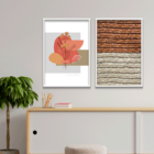 Kit 2 Plaquinhas Decorativa Adesivada Simples Detalhes