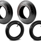 Kit 2 Pneu 3.25-8 Colson + 2 Câmara De Ar Colson 3.25x8