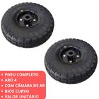 Kit 2 Pneus Carrinho De Mão Mini Veículos Aro 4 410/350-4