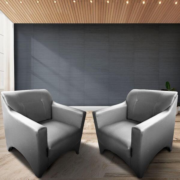 Kit 2 Poltrona Cadeira Da Vovó Tilla Em Corino