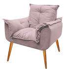 Kit 2 Poltrona Cadeira Decorativa Opala Sala Quarto Escritóri