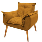 Kit 2 Poltrona Cadeira Decorativa Opala Sala Quarto Escritóri