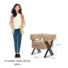 Kit 2 Poltrona Decorativa Aruba Pés De Metal Estilo Industria