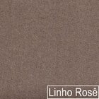 Kit 2 Poltrona Decorativa Base De Ferro Linho Munique  Rosê/d