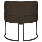 Kit 2 Poltrona Decorativa Base De Ferro Sintético Munique  Ma