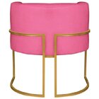 Kit 2 Poltrona Decorativa Base De Ferro Sintético Munique  Pi