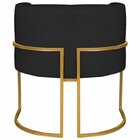 Kit 2 Poltrona Decorativa Base De Ferro Sintético Munique  Pr