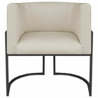 Kit 2 Poltrona Decorativa Base De Ferro Suede Munique  Bege/p