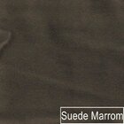 Kit 2 Poltrona Decorativa Base De Ferro Suede Munique  Marrom