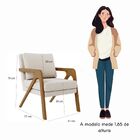 Kit 2 Poltrona Decorativa Moderna Para Sala Escritório Siena