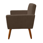 Kit 2 Poltrona Decorativa Nina Para Sala E Quarto Suede Capuc