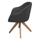 Kit 2 Poltrona Decorativa Olivia Base Giratória Corino Preto