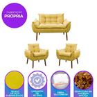 Kit 2 Poltrona Decorativa Sala De Estar Escritório Quarto 1 N