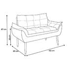 Kit 2 Poltrona Decorativa Sala De Estar Escritório Quarto 1 N