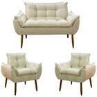 Kit 2 Poltrona Decorativa Sala De Estar Escritório Quarto 1 N