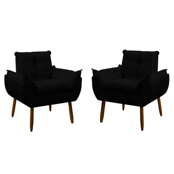 Kit 2 Poltrona Decorativa Sala De Estar Escritório Quarto Pre