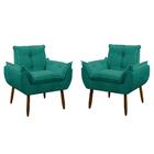 Kit 2 Poltrona Decorativa Sala De Estar Escritório Quarto Pri