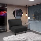 Kit 2 Poltrona Decorativa Sala De Estar Frances Retrô Couro P