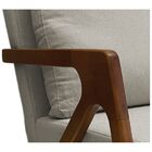 Kit 2 Poltrona Decorativa Sala Estar Lucía Linho Bege Claro