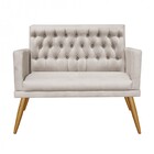 Kit 2 Poltrona E Namoradeira Maria Capitonê Sala De Estar Rec