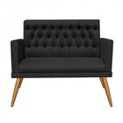 Kit 2 Poltrona E Namoradeira Maria Capitonê Sala De Estar Rec